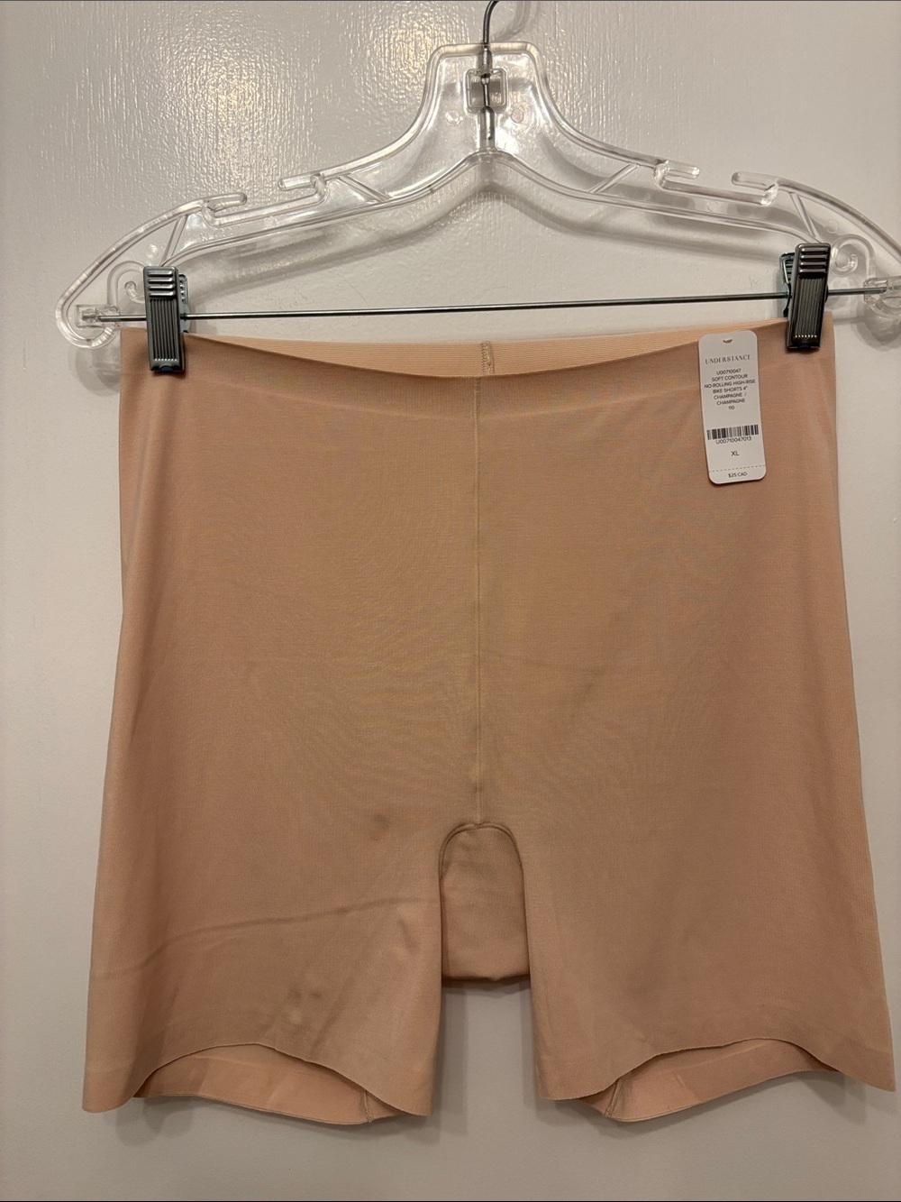 Soft Contour No-Rolling High-Rise 4” Bike Shorts - Champagne Pink